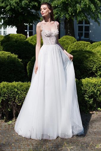 Белое пышное свадебное платье #7558